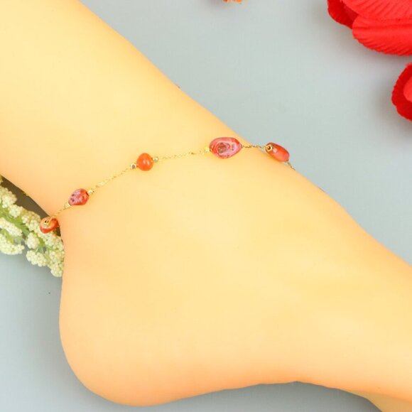 "Handmade Anklet – A Stylish Choice for Women, Thoughtful Gift Idea, EVCH1262 - Picture 9 of 9